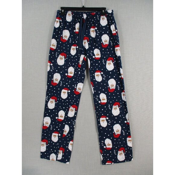 Old Navy Christmas Santa Ho Ho Ho Fleece Lounge Pants Sleepwear S - Picture 1 of 9